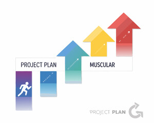 business graph arrows