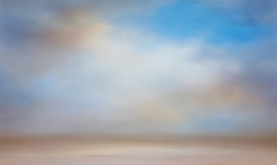 Obraz premium Soft pastel ethereal dreamlike studio scene