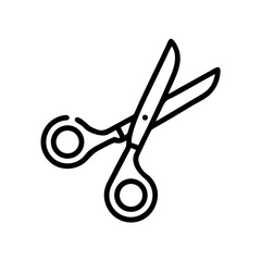 Scissors Icon for Creativity and Crafting Topics