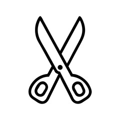 Scissors Icon for Creativity and Crafting Topics