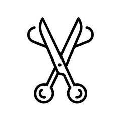 Scissors Icon for Creativity and Crafting Topics