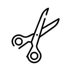 Scissors Icon for Creativity and Crafting Topics