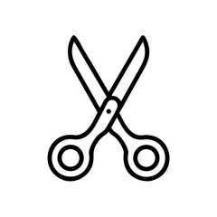 Scissors Icon for Creativity and Crafting Topics