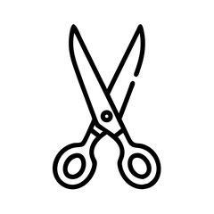 Scissors Icon for Creativity and Crafting Topics