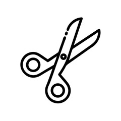 Scissors Icon for Creativity and Crafting Topics