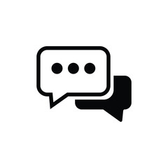 Chat message icons , talk message,  Bubble chat icon, Speech bubble symbol, Vector Illustration EPS 10.
