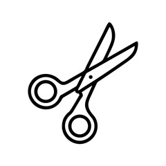 Scissors Icon for Creativity and Crafting Topics