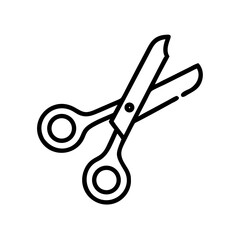 Scissors Icon for Creativity and Crafting Topics