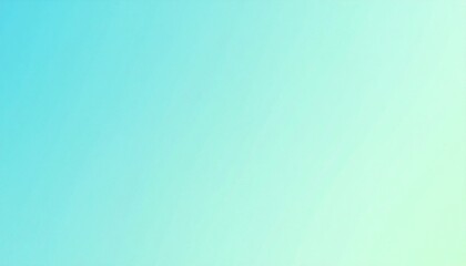 Obraz premium Abstract Pastel Gradient Transitioning From Mint To Cyan With Retro Film Grain Texture