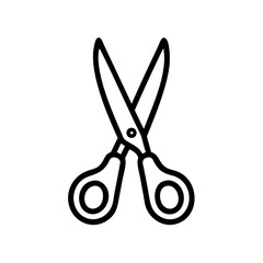 Scissors Icon for Creativity and Crafting Topics