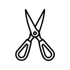 Scissors Icon for Creativity and Crafting Topics