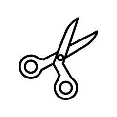 Fototapeta premium Scissors Icon for Creativity and Crafting Topics