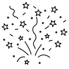 Confetti Explosion Vector Colorful Mexican Holiday Symbol AI Design