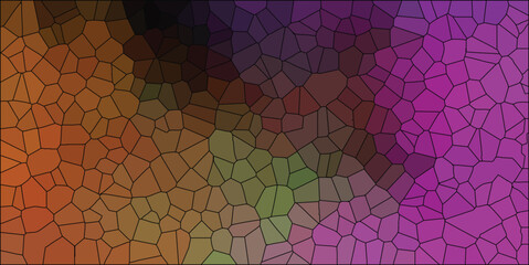 Abstract geometric stained glass pattern in warm and cool tones a beautiful design for creative projects