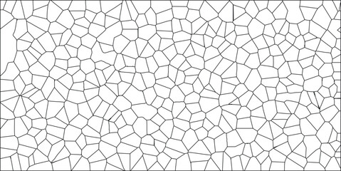 Abstract polygonal cell structure with intricate lines representing a geometric pattern suitable for backgrounds and design elements.