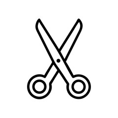 Scissors Icon for Creativity and Crafting Topics