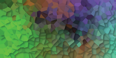 Abstract mosaic with gradient colors and geometric shapes visual artistic presentation for backgrounds and designs