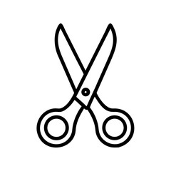 Scissors Icon for Creativity and Crafting Topics