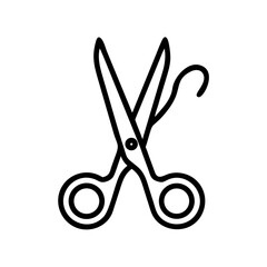 Scissors Icon for Creativity and Crafting Topics