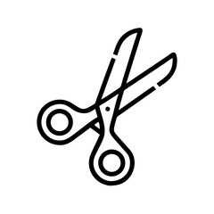 Scissors Icon for Creativity and Crafting Topics