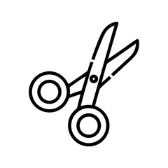 Scissors Icon for Creativity and Crafting Topics