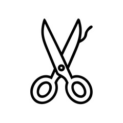 Scissors Icon for Creativity and Crafting Topics