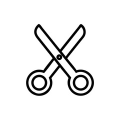 Scissors Icon for Creativity and Crafting Topics
