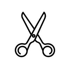 Scissors Icon for Creativity and Crafting Topics