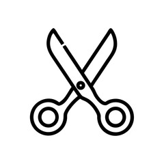 Scissors Icon for Creativity and Crafting Topics