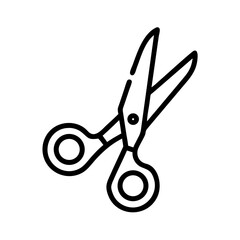 Scissors Icon for Creativity and Crafting Topics