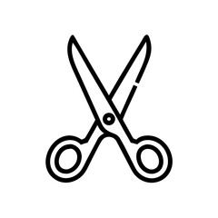 Scissors Icon for Creativity and Crafting Topics
