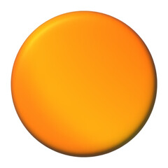 Glossy Orange Gradient Sphere – 3D Abstract Vector Shape

