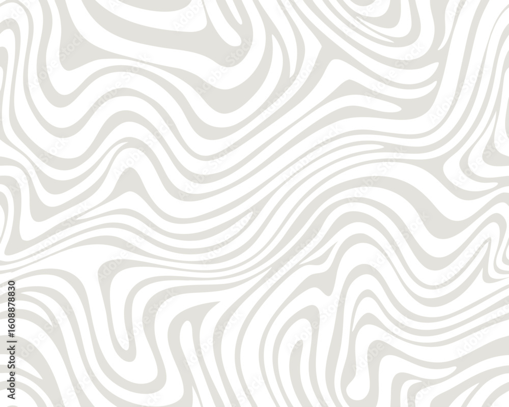 Poster elegant fluid wave pattern seamless design in neutral colors suitable for various projects.