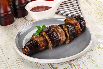 Turkish cuisine - Patlican Kebab with eggplant