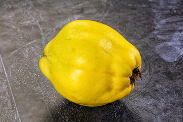 Ripe sweet fresh juicy quince