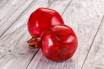 Fresh sweet juicy pomegranate fruit