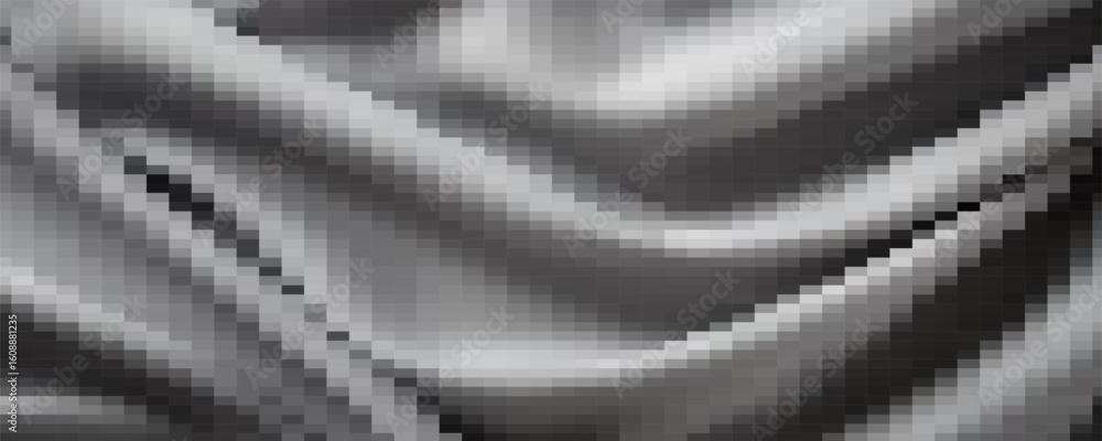 Poster abstract square pixel mosaic background. abstract art background eps 10.