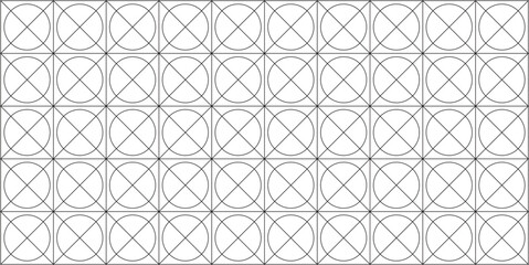 seamless pattern with metal fence