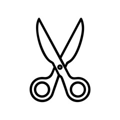 Scissors Icon for Creativity and Crafting Topics
