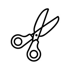 Scissors Icon for Creativity and Crafting Topics