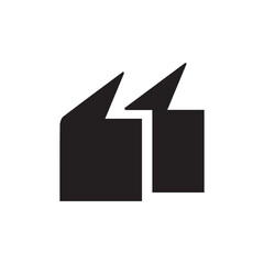 Black quotes icon