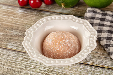 Japanese rice dessert mochi cake
