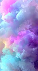 Fototapeta premium Abstract colorful smoke swirls