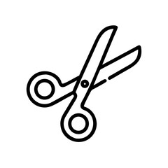 Scissors Icon for Creativity and Crafting Topics