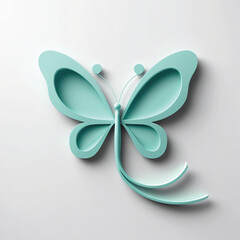 butterfly on a white background