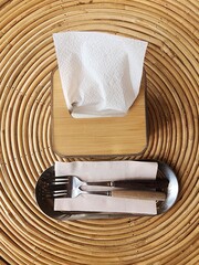 rattan stick table