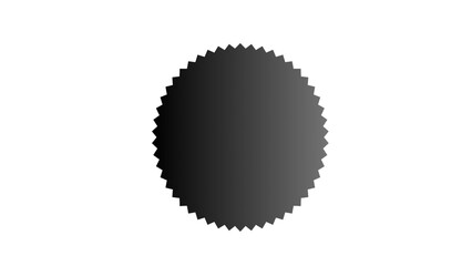 Hexagonal icon isolated on white