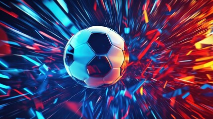 soccer ball speed burst energy action