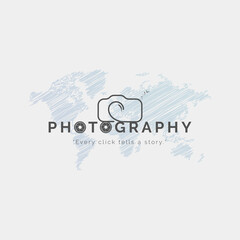 World Photography Day text, calligraphy and vector illustration creative design of photography day