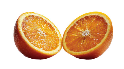 Fototapeta premium Orange halves studio shot